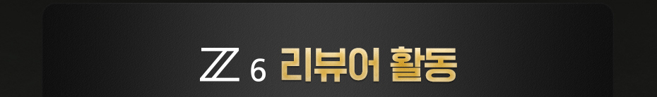 Z 6 리뷰어 활동 타이틀 