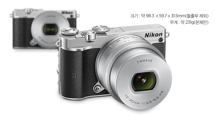 크기 : 약 98.3 ×59.7 x 31.5mm(돌출부 제외) 무게 : 약 231g(본체만)