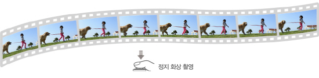 정지 화상 촬영 기능 설명을 위한 이미지